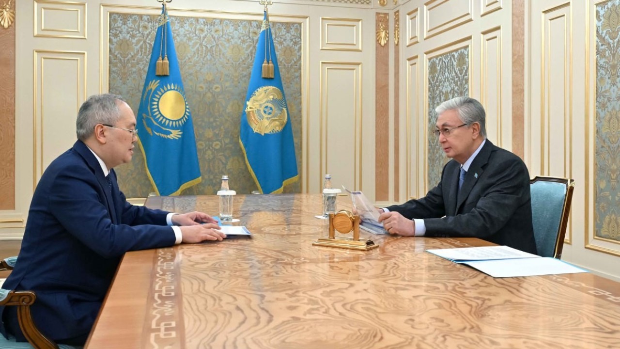 Президент Қаржылық мониторинг агенттігінің төрағасы Жанат Элимановты қабылдады