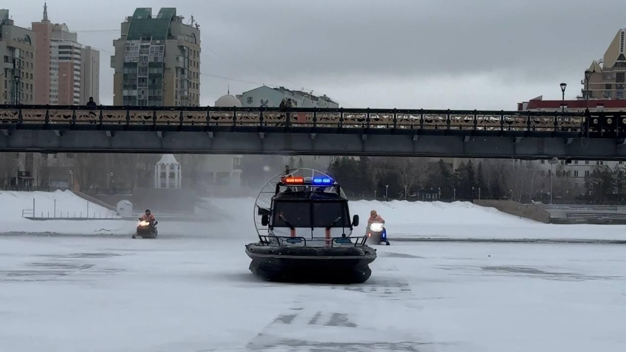 Астаналық құтқарушылар Есіл өзенінде патрульдеу жұмыстарын күшейтті