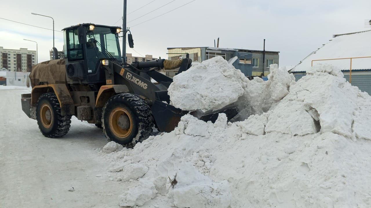Астанадан қыс мезгілі басталғалы 2,8 млн текше метрге жуық қар шығарылды