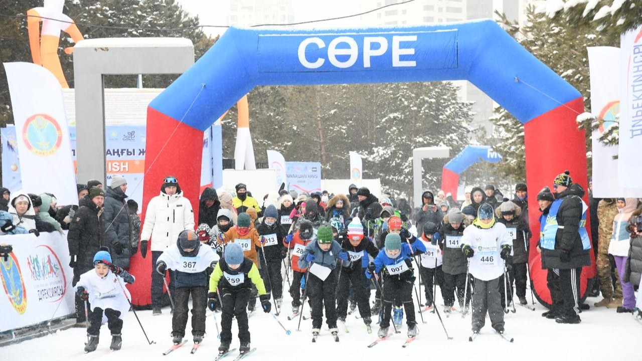 Астанада шаңғыдан ауқымды жарыс өтіп жатыр (фото)