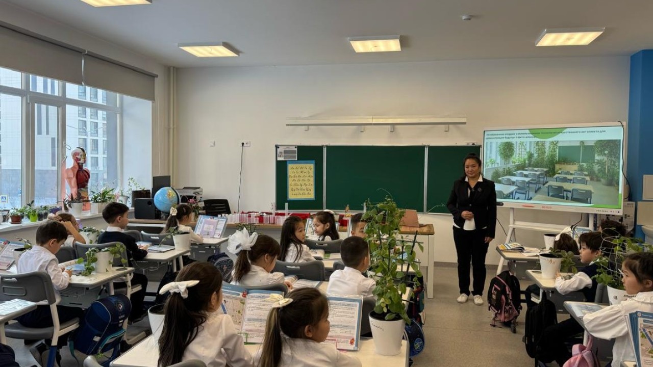 Елордалық мектепте экологиялық жоба таныстырылды