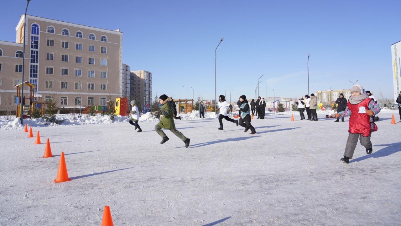 Астанада «Қысқы көңілді старт» эстафетасы өтті