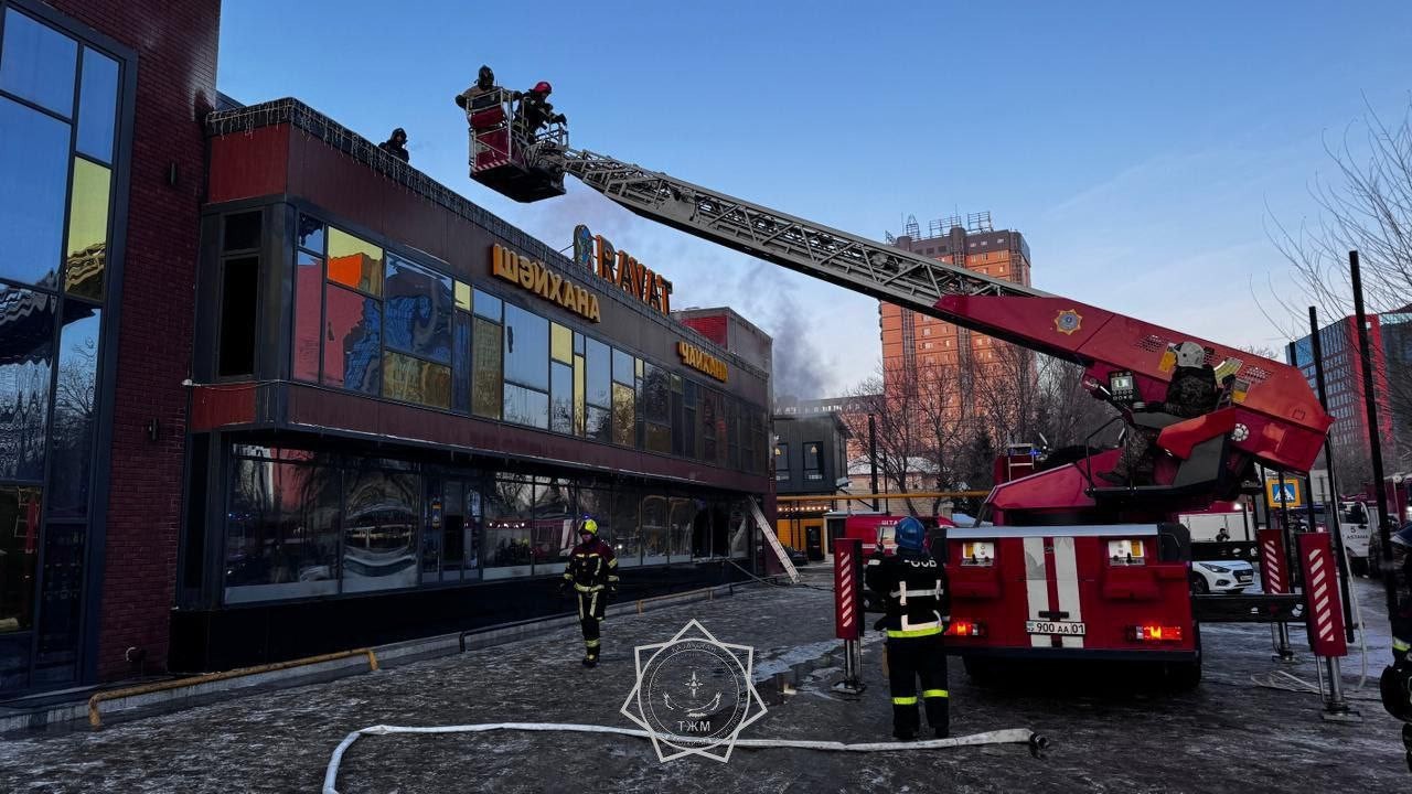 Елордада дәмханадан шыққан өрт жедел сөндірілді – ВИДЕО