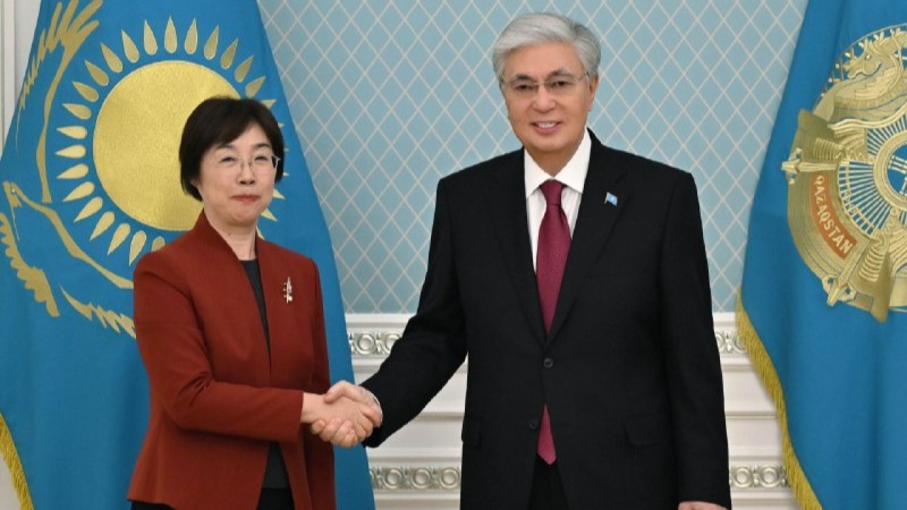 Мемлекет басшысы Азия инфрақұрылымдық инвестициялар банкінің президенті Цзоу Цзяиді қабылдады