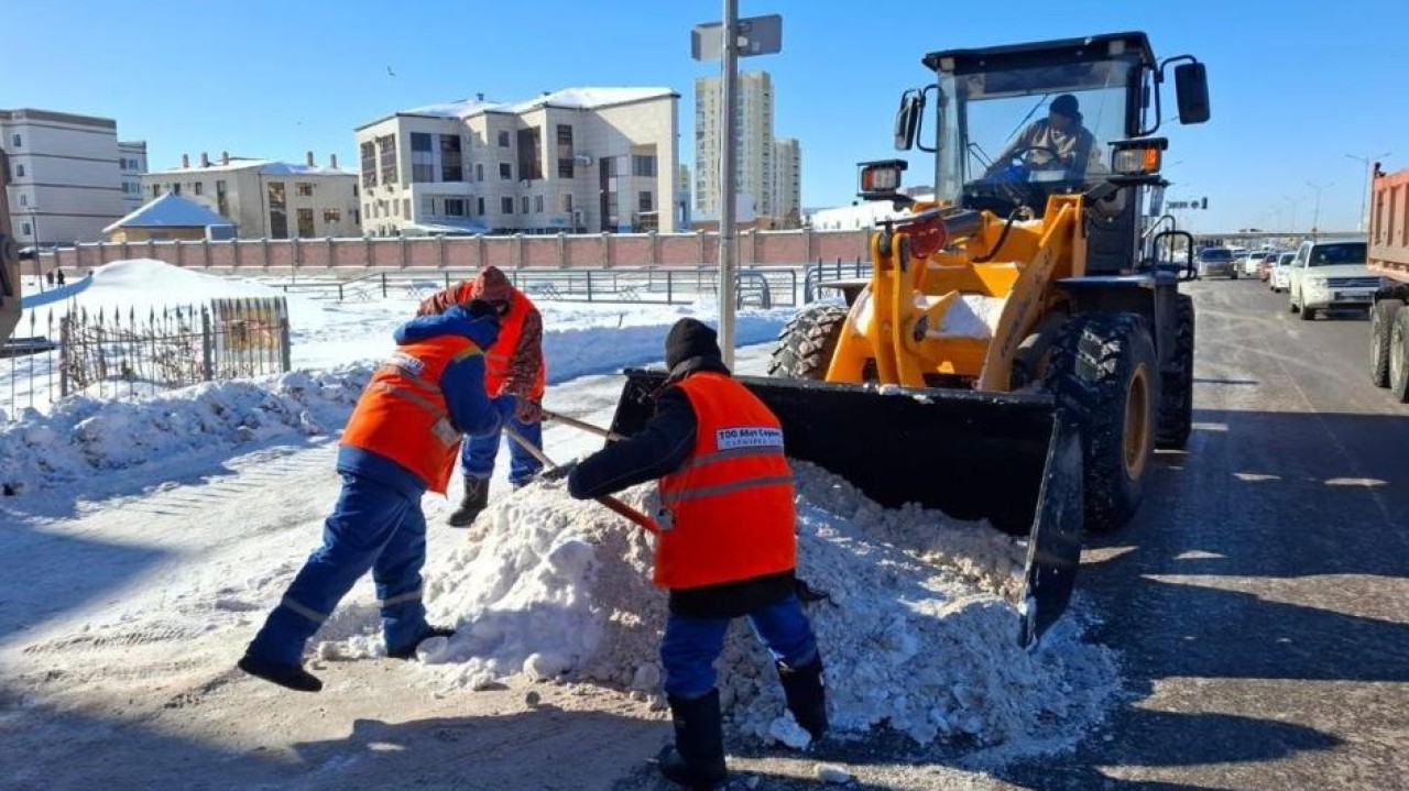 Астанадан қыс басталғалы 5 млн текше метрден астам қар шығарылды