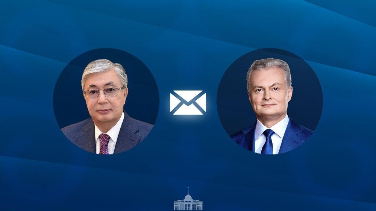 Мемлекет басшысы Литва Президентіне құттықтау жеделхатын жолдады