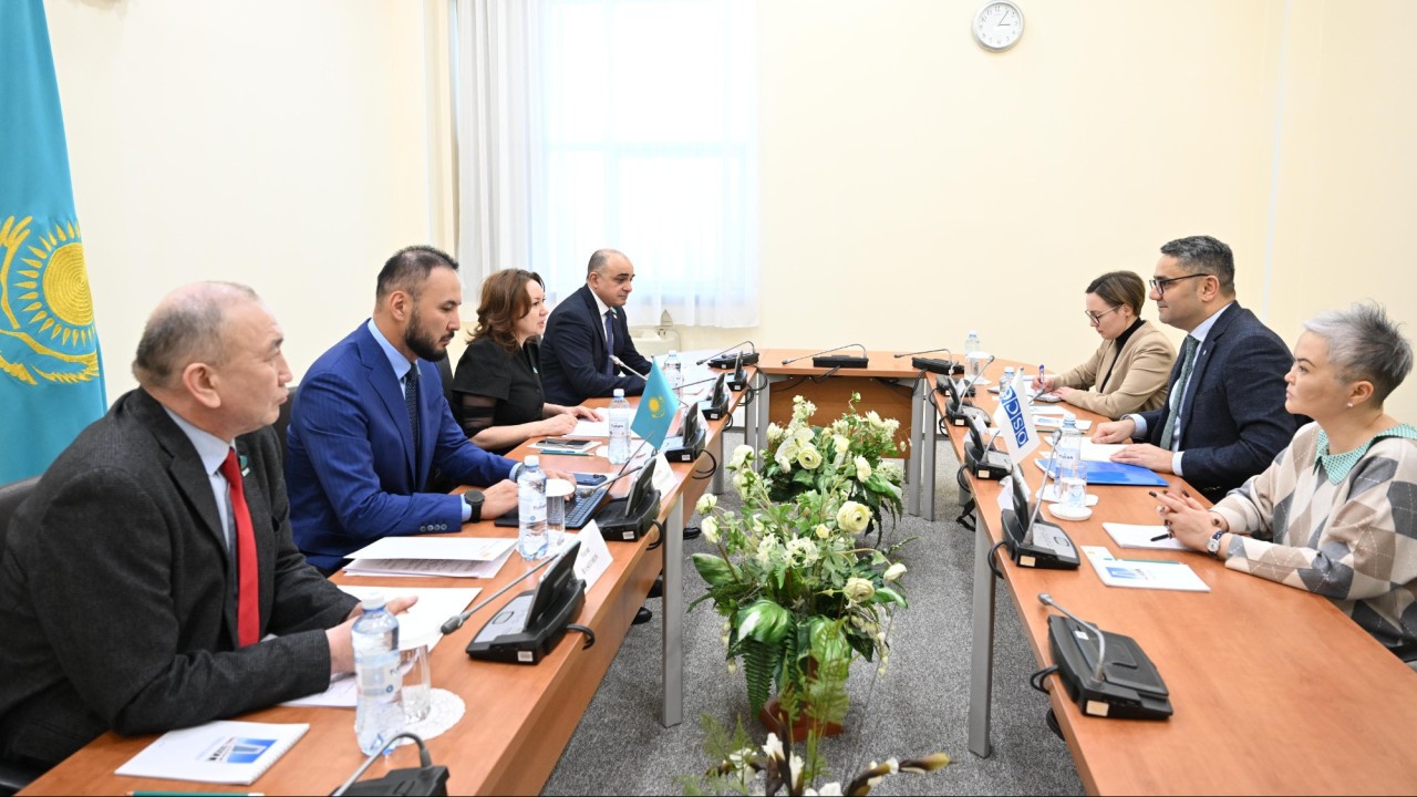 Депутаттар ЕҚЫҰ делегациясымен республикалық референдумға дайындықты талқылады