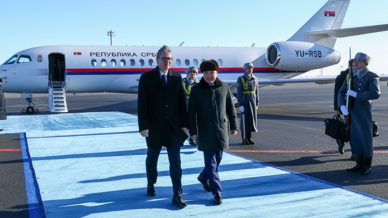 Сербия Президенті Александр Вучич Астанаға ресми сапармен келді
