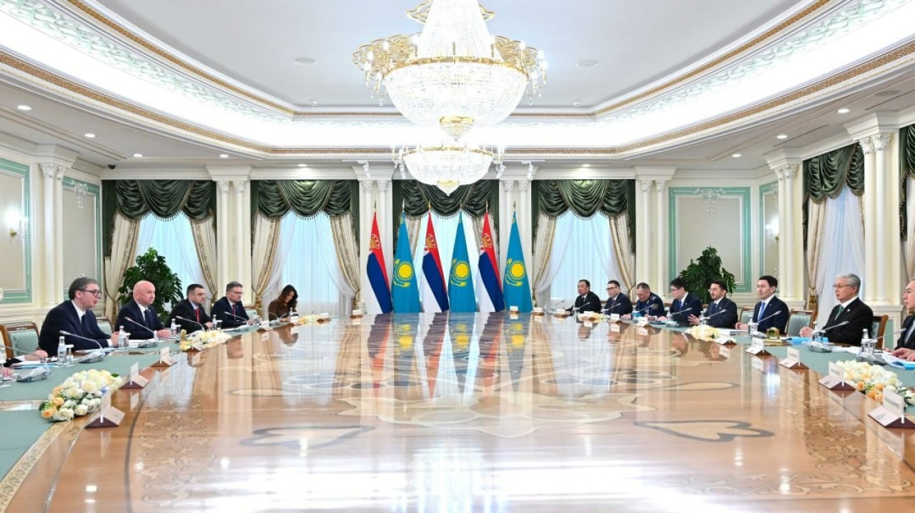 Қазақстан мен Сербия президенттері кеңейтілген құрамда келіссөз жүргізді
