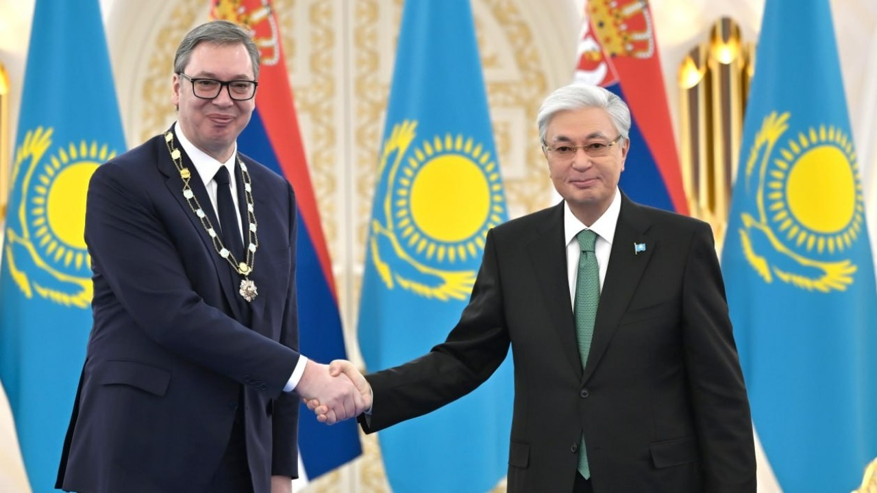 Мемлекет басшысы Сербия Президентін «Алтын Қыран» орденімен марапаттады