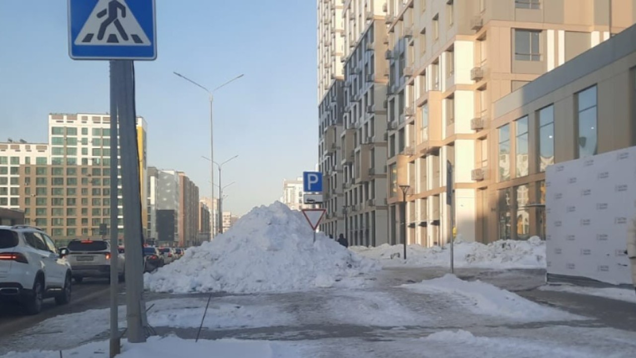 Елордада қарды уақытылы тазаламаған 190-ға жуық субъект жауапкершілікке тартылды