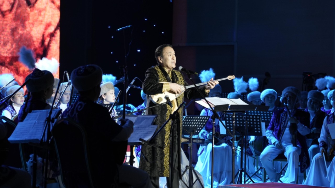 Президент Жамбыл Жабаевтың 180 жылдығына орай ұйымдастырылған салтанатты кешке арнайы құттықтау хат жолдады