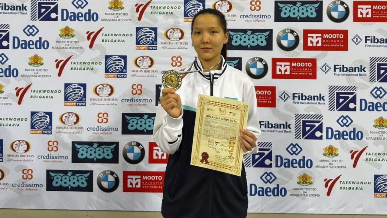 Астаналық таеквондошы Тоғжан Қазынабек Болгария төрінде топ жарды