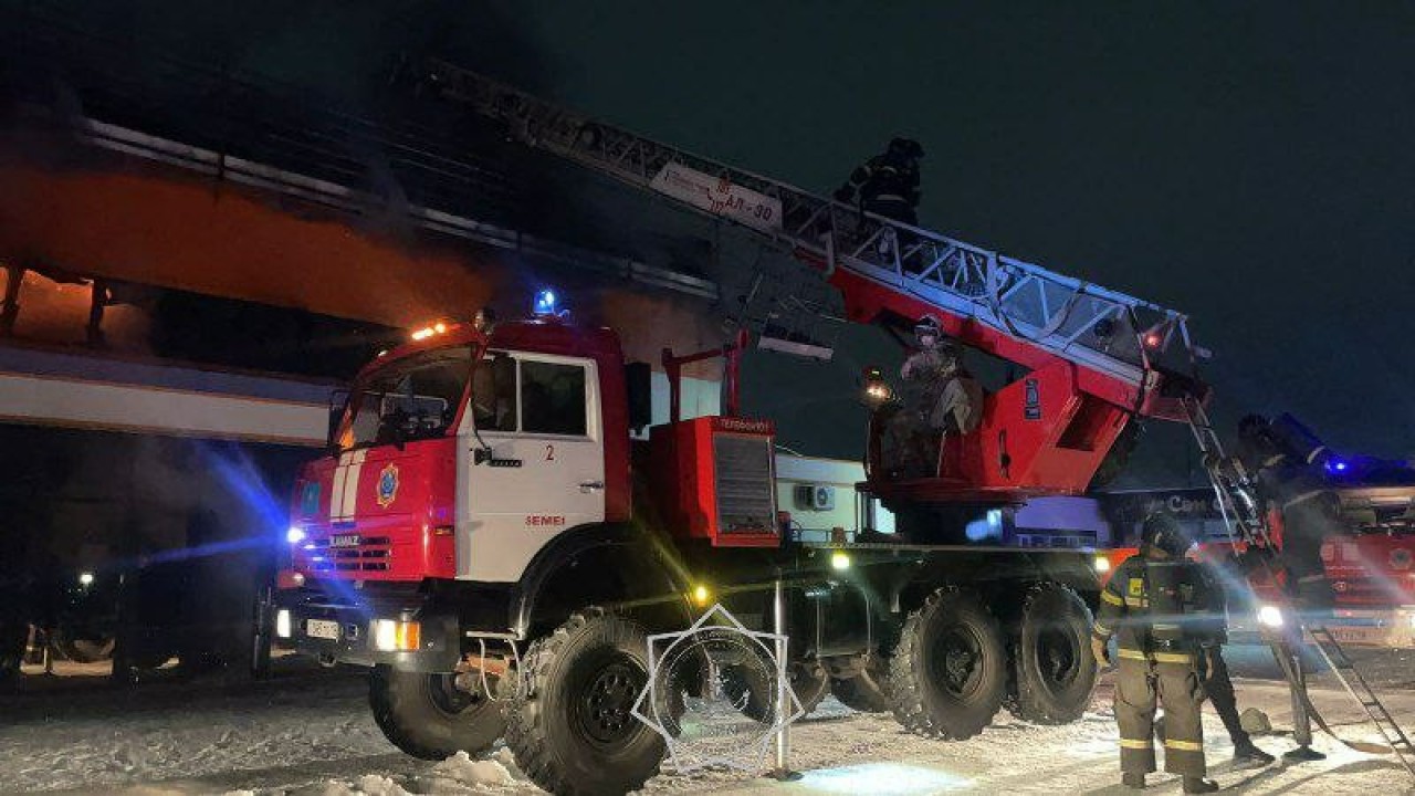 Семейде ойын-сауық орталығы өртенді