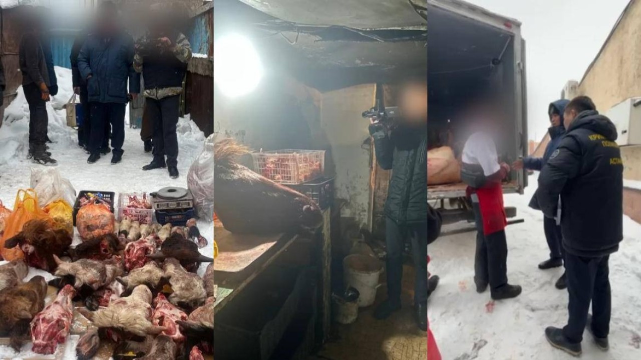 Астанада заңсыз ет сатқандар анықталды