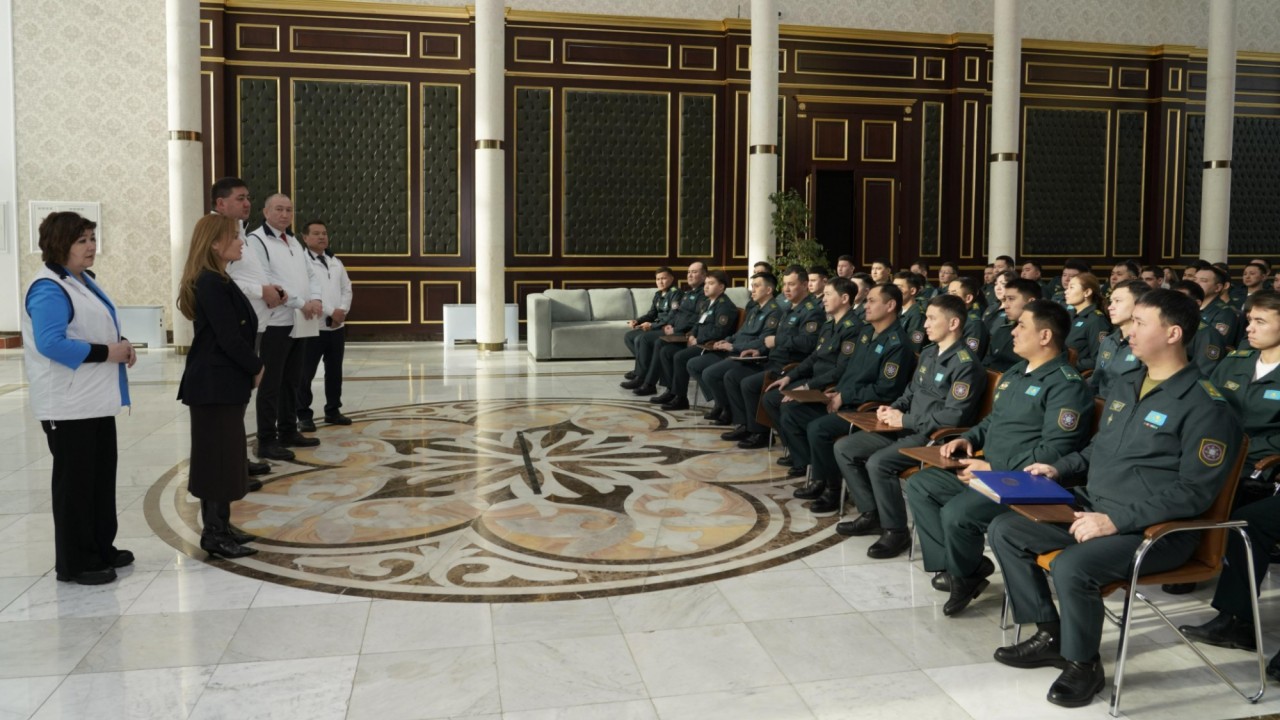 Шекара қызметінің әскери қызметшілеріне жаңа Конституция жобасы түсіндірілді