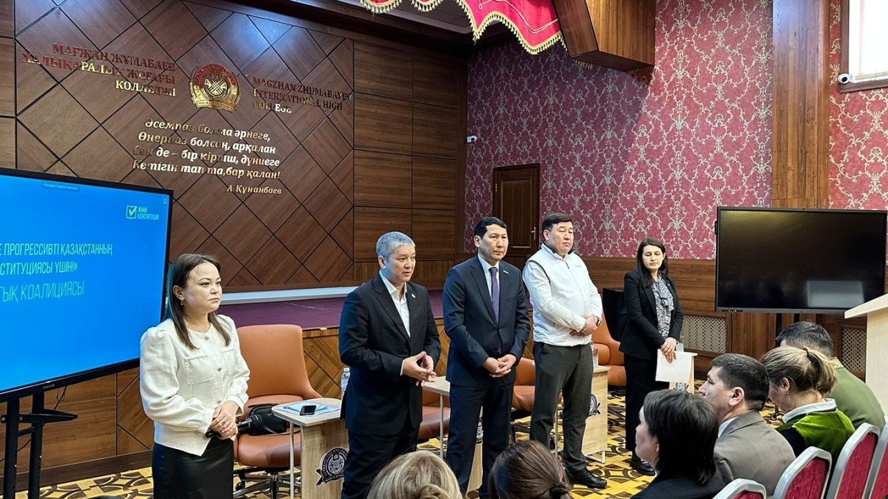 Адам құндылығы, әділет және құқықтық сана: Жұмабаев атындағы колледж ұжымымен мазмұнды кездесу өтті