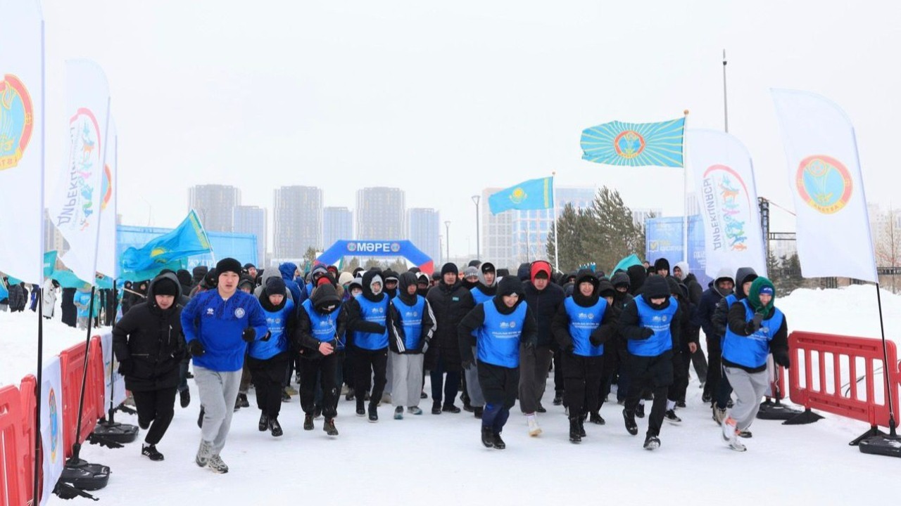 Референдумға қолдау білдірген астаналық жастар 2,5 және 5 шақырымға жүгірді