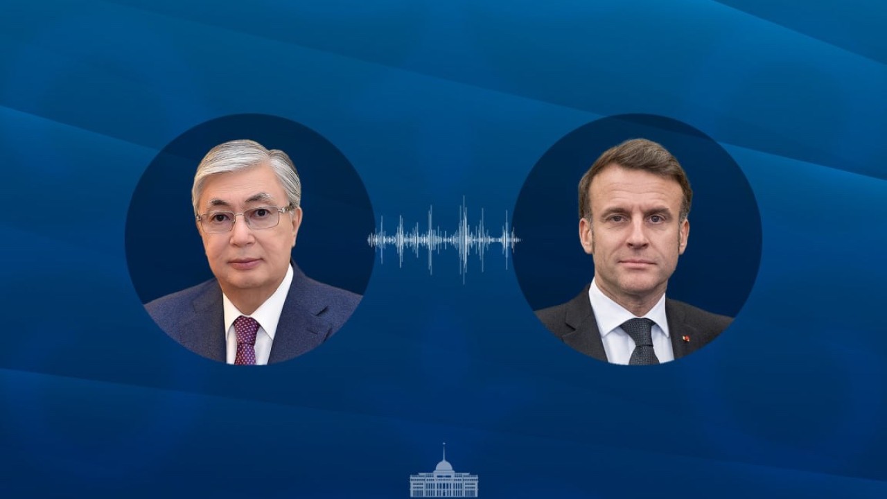 Мемлекет басшысы Франция Президентімен телефон арқылы сөйлесті
