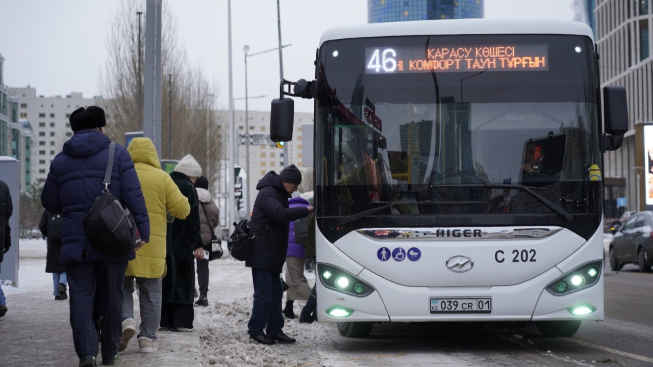 Астанада екі автобустың қозғалыс бағыты өзгерді