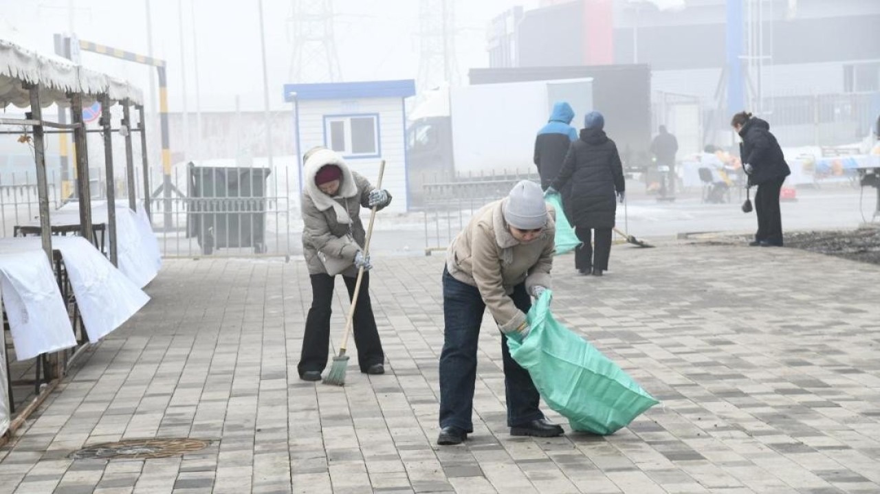 Тазару күні: астаналықтар тазалық акциясына белсенді қатысты
