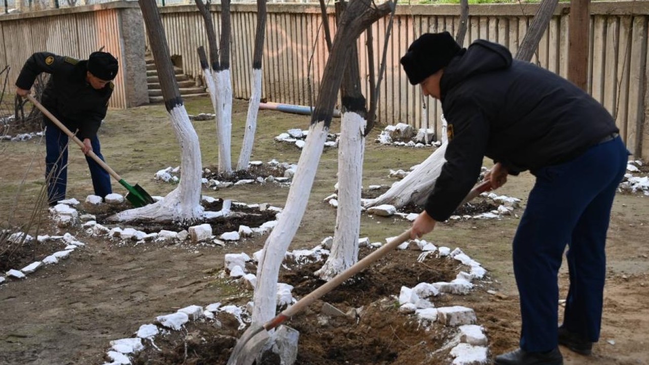 Тазару күні әскерилер гарнизондарда экологиялық бастамалар өткізді