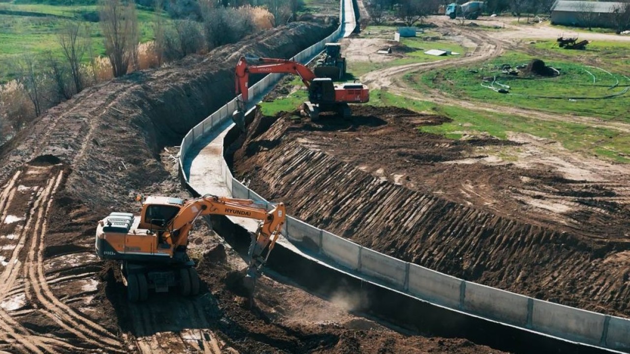 Түркістан облысында 143 шақырымнан астам ирригациялық желіні реконструкциялау жобасы басталды