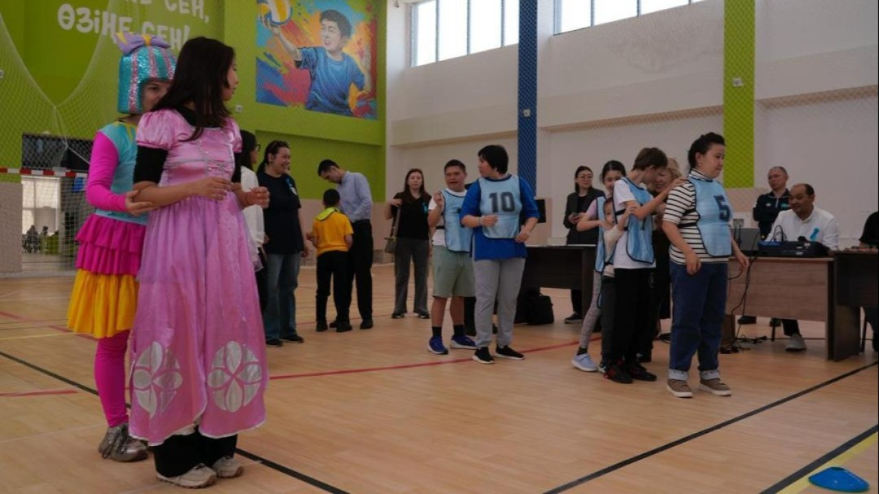 Астанада инклюзивті «Көңілді старт» жарысы өтті