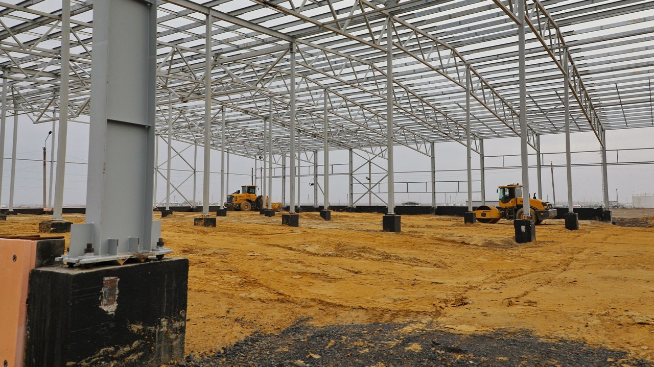 Ұлытау облысында алғашқы көтерме-тарату орталығының құрылысы аяқталуға жақын