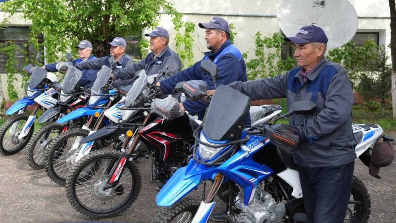 «Қазсушар» РМК филиалдарына 130 мотоцикл табысталды