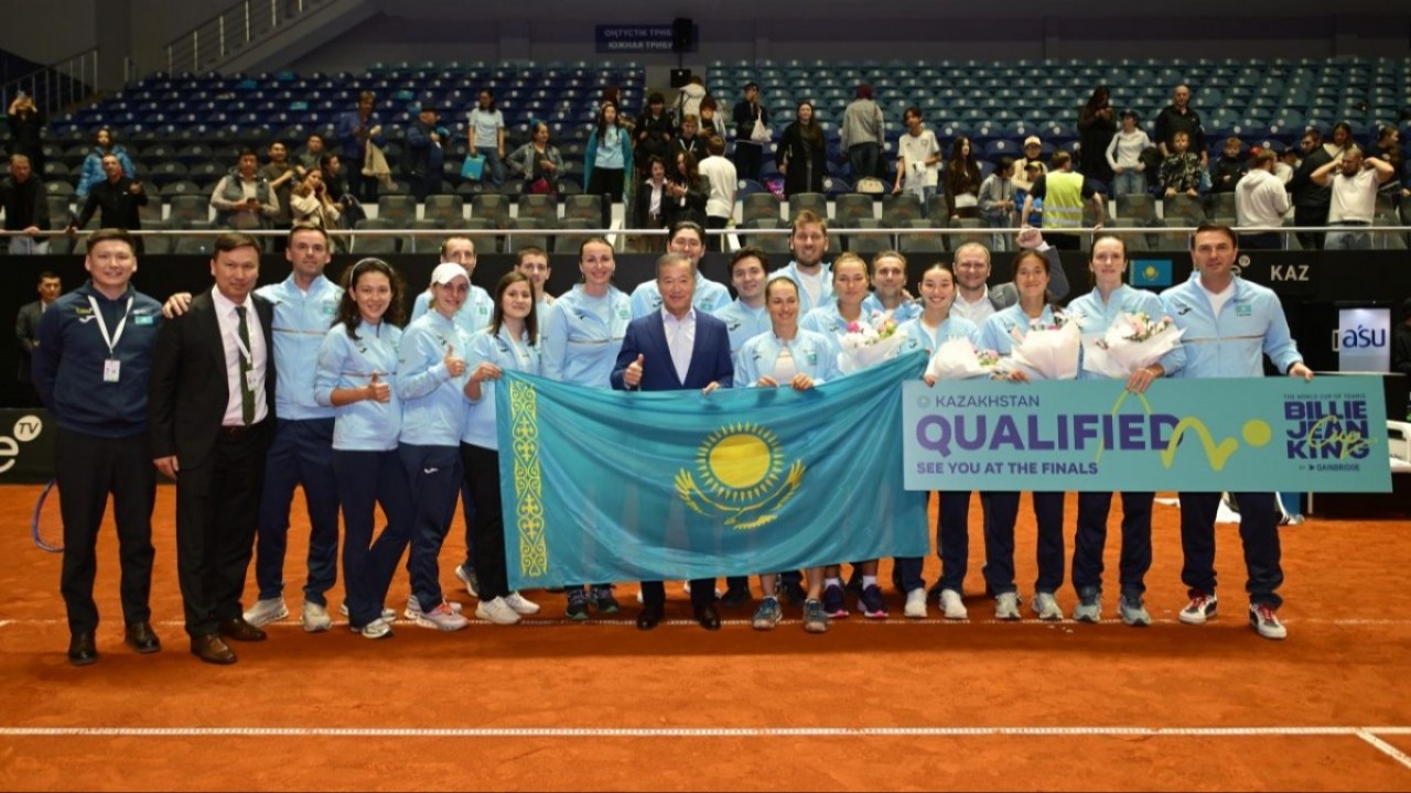 Теннистен Қазақстан әйелдер құрамасы әлемдік рейтингте жоғарылады