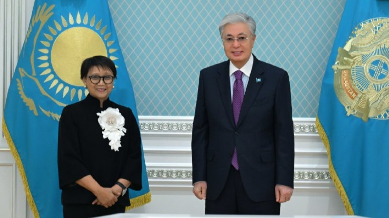 Тоқаев пен Ретно Марсуди Орталық Азияда су ресурстарын тиімді пайдалану мәселесі жөнінде пікір алмасты