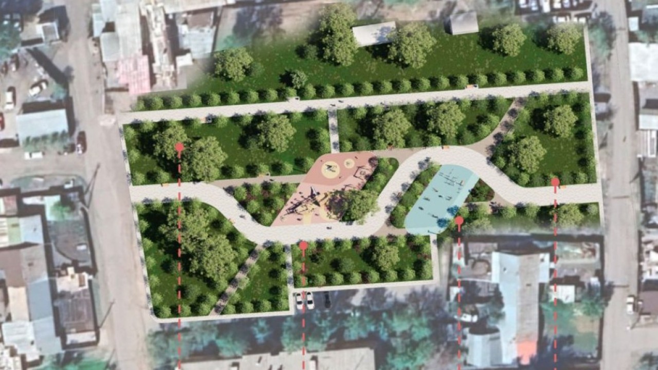 Елорданың Кенесары көшесі жаңарып, жаңа қоғамдық кеңістіктер ашылады