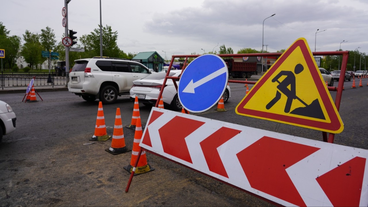 Астанада Абай даңғылының бір бөлігі уақытша жабылды