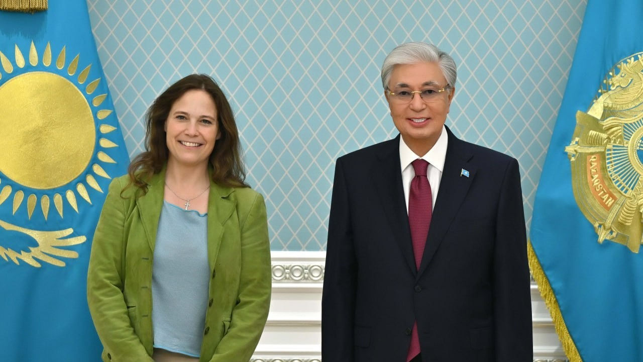 Мемлекет басшысы Германия экономикасы Шығыс комитетінің басқарма төрағасы Катрина Клаас-Мюльхойзерді қабылдады