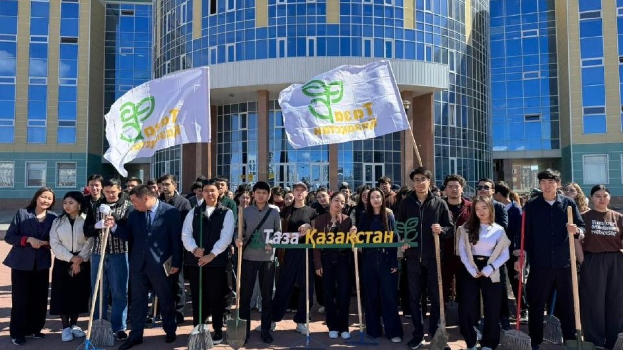 Астанада «Таза Қазақстан» аясында экологиялық айлық жалғасуда