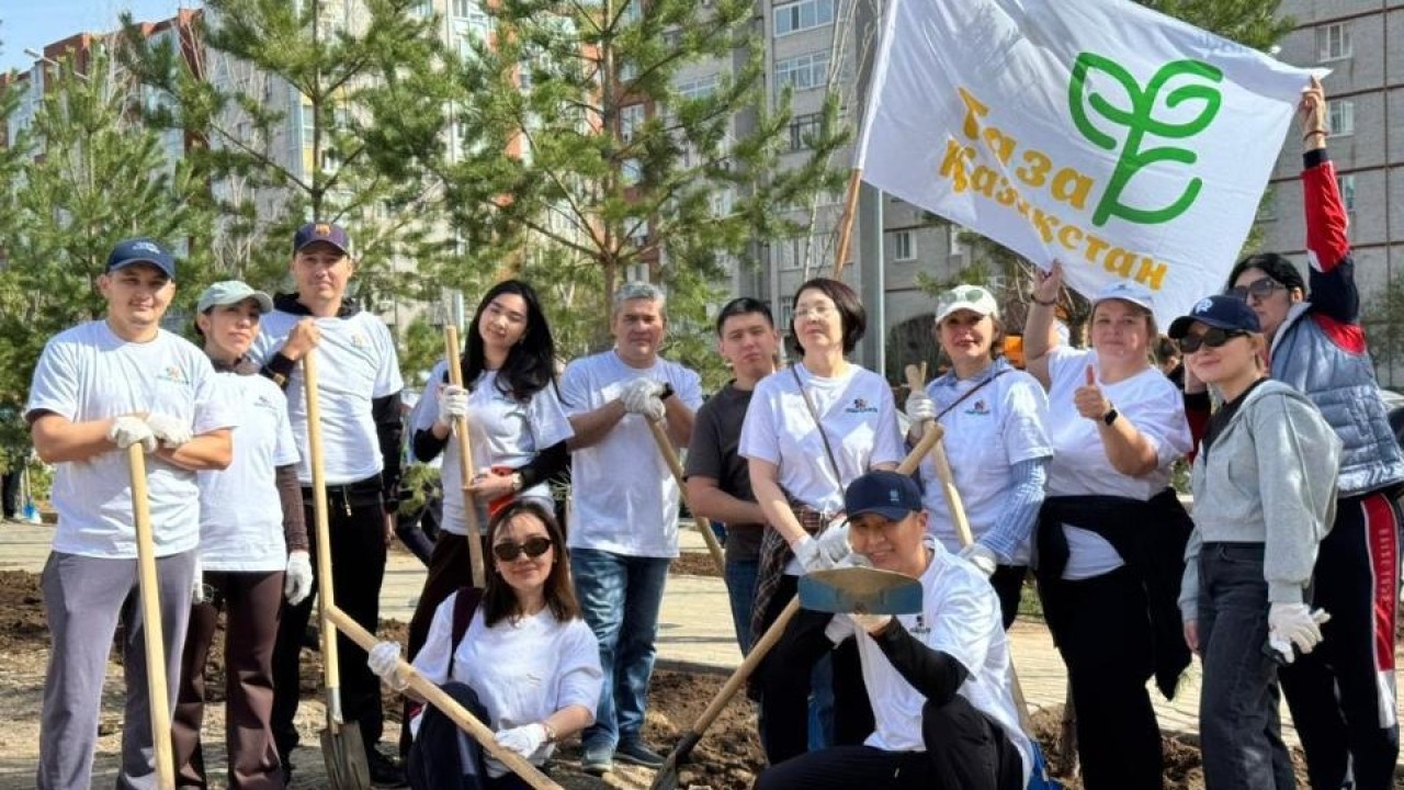 Астанада «Таза Қазақстан» ауқымды экоакциясы өтіп жатыр