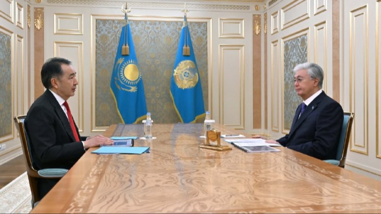 Мемлекет басшысы Бақытжан Сағынтаевты қабылдады