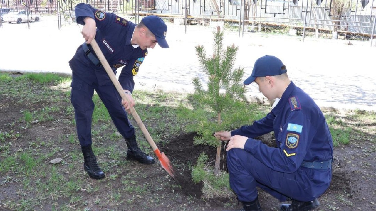 ТЖМ бөлімшелерінде «Таза Қазақстан» акциясы өтіп жатыр