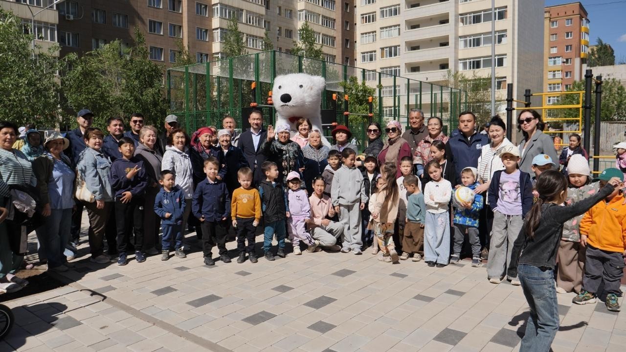 Халық қатысатын бюджет: елорданың Алматы ауданында жаңа аула пайдалануға берілді