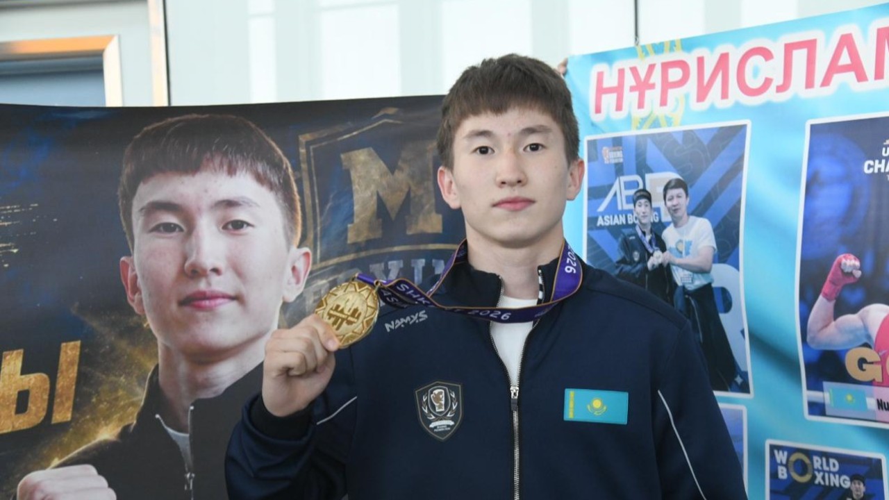 Елордалықтар боксан U15 санатындағы Азия чемпионы Нұрислам Бактубаевты қарсы алды