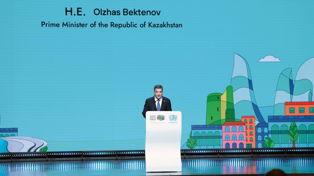 Олжас Бектенов Бакуде өткен World Urban Forum сессиясына қатысты