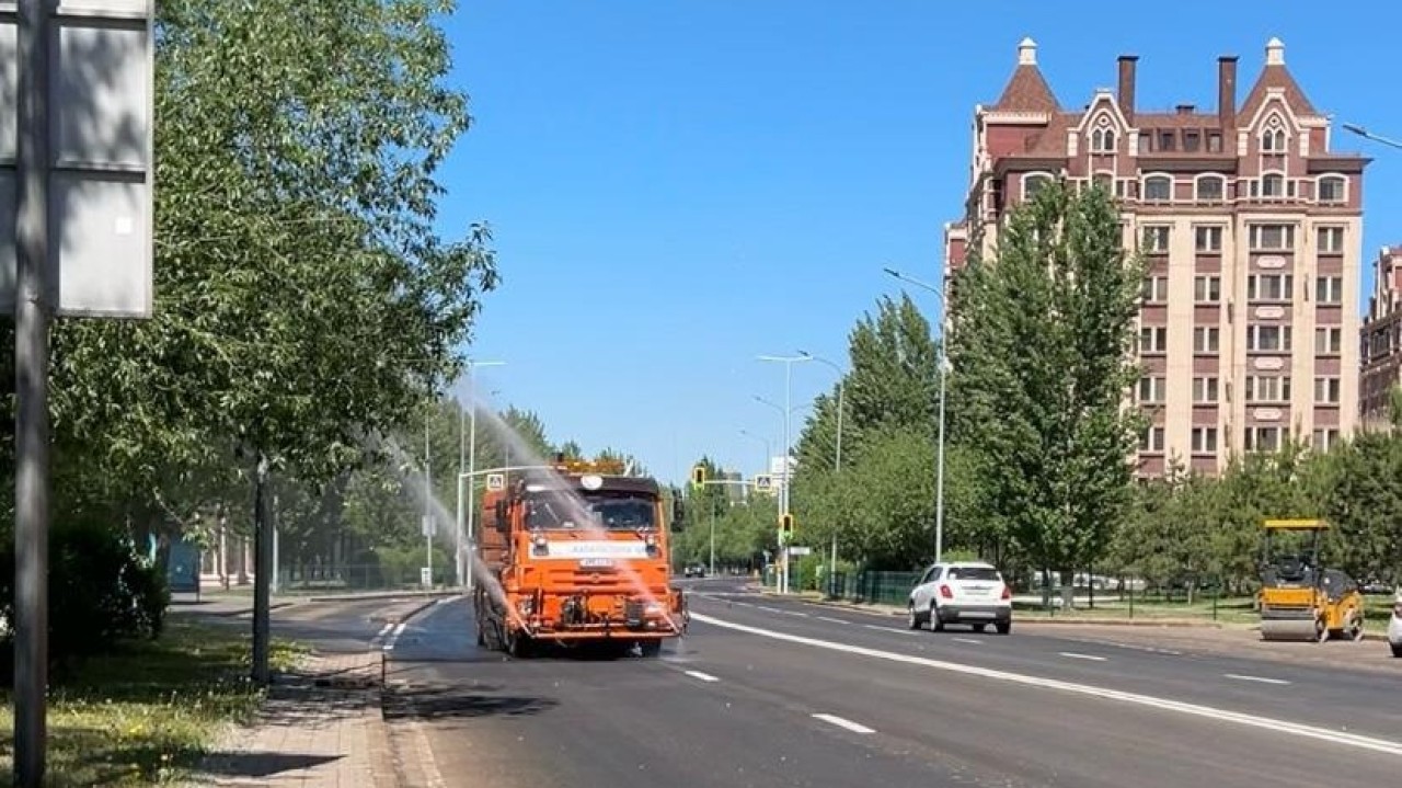 Терек мамығымен күрес: Астанада санитарлық тазалық күшейтілді