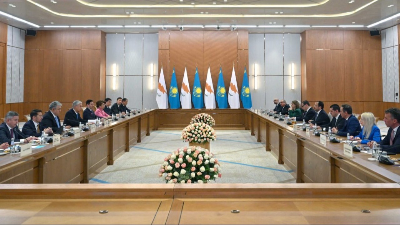 Қазақстан және Кипр президенттері кеңейтілген құрамда келіссөз жүргізді