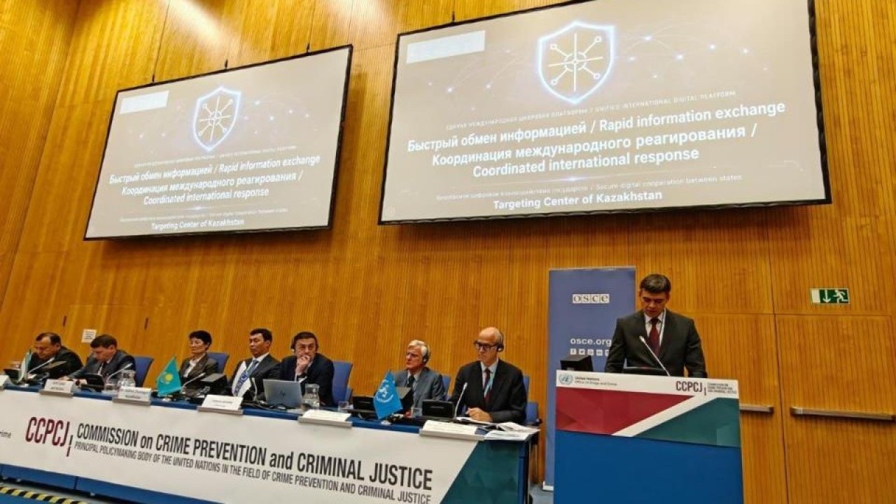 Қазақстан БҰҰ алаңында киберқылмыс пен есірткі бизнесіне қарсы тәжірибесін таныстырды