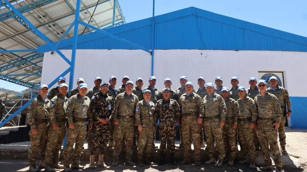 Голан жоталарында қазақстандық бітімгерлердің жұмысы жоғары бағаланды