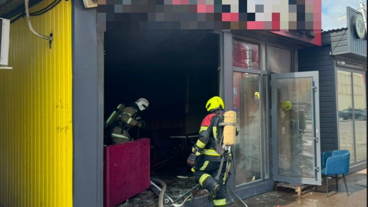 Астанадағы жылдам тамақтану павильонында өрт шықты