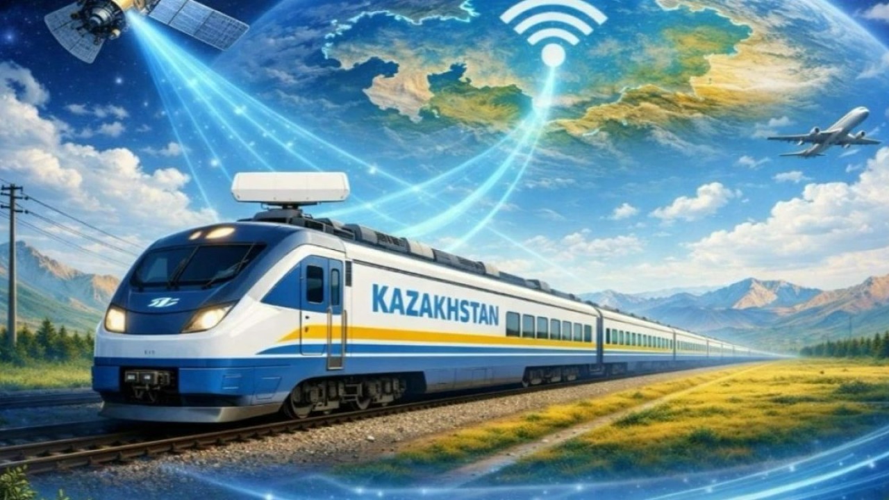 Жаздың соңына дейін «ҚТЖ» пойыздары спутник интернетімен қамтамасыз етіледі