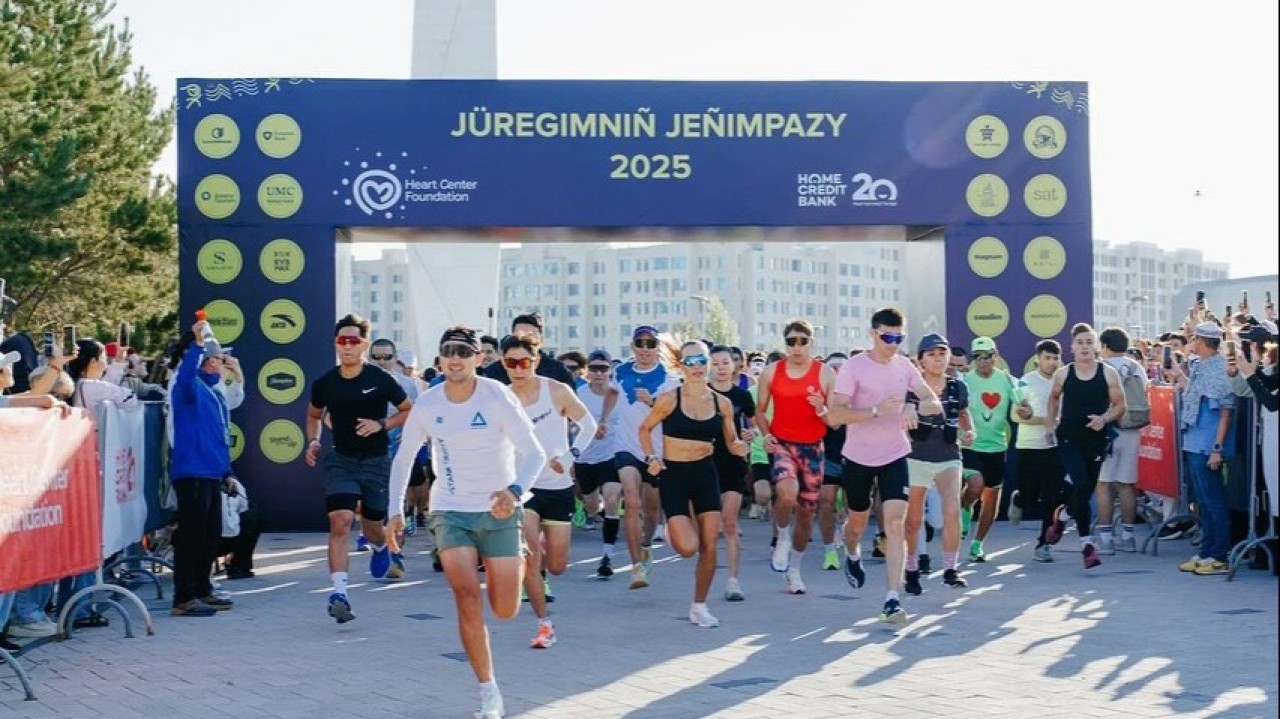 Jüregımnıñ Jeñımpazy жүгіру-фестивалі қатысушыларын алғашқы жаттығуға шақырады