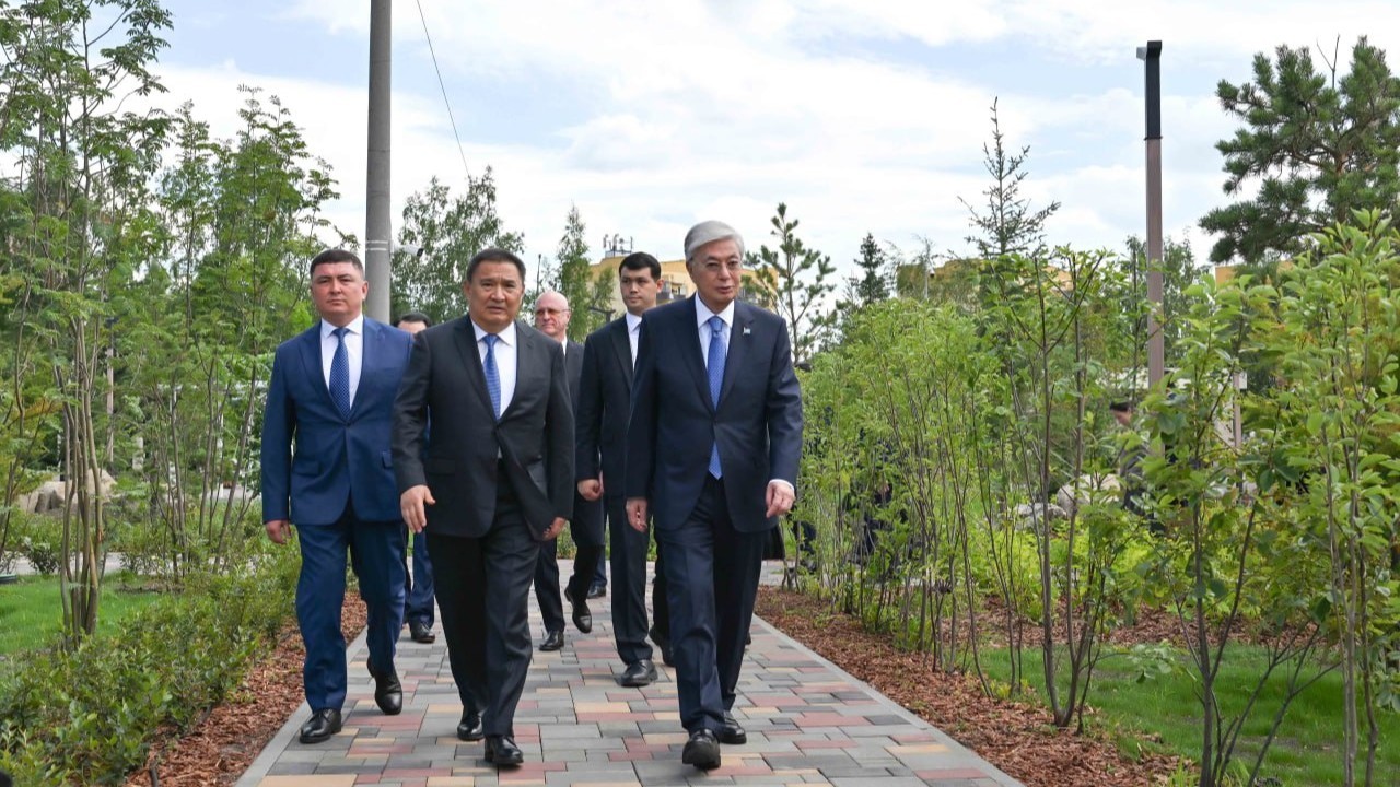 Президент Щучинск қаласындағы бірқатар нысанды аралап көрді
